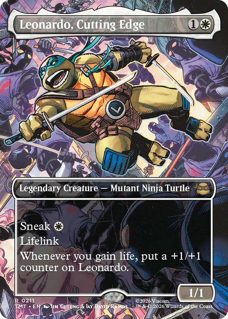 Leonardo, Cutting Edge (Borderless) [Teenage Mutant Ninja Turtles] | Gear Gaming Fayetteville