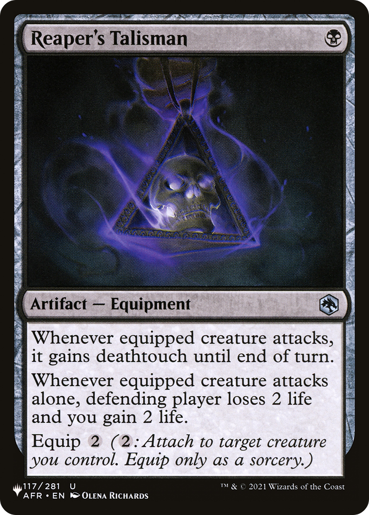 Reaper's Talisman [The List] | Gear Gaming Fayetteville