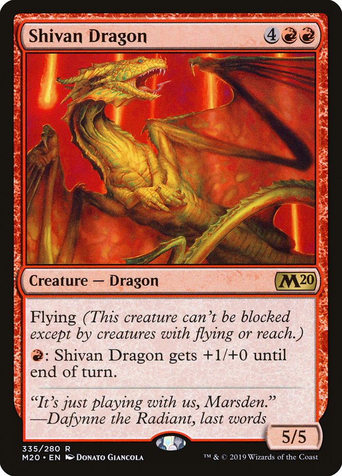 Shivan Dragon [Core Set 2020] | Gear Gaming Fayetteville