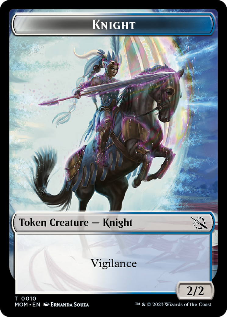 Knight Token [March of the Machine Tokens] | Gear Gaming Fayetteville