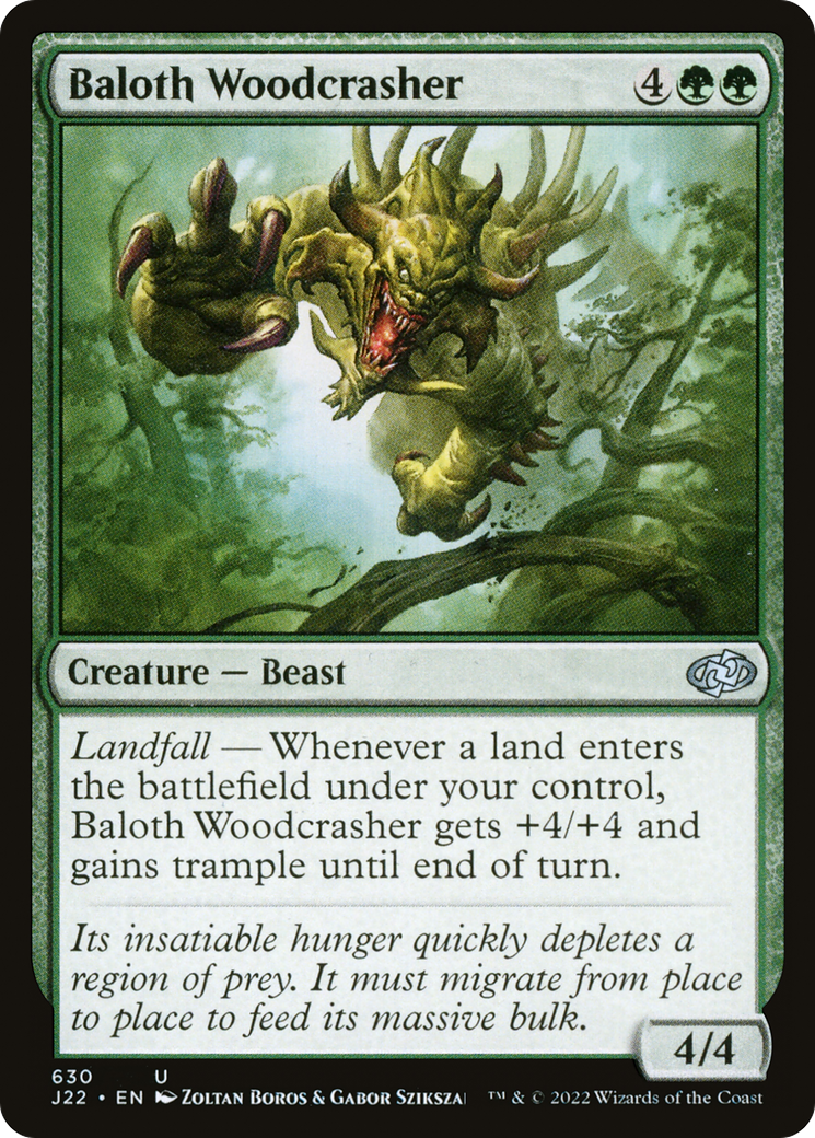 Baloth Woodcrasher [Jumpstart 2022] | Gear Gaming Fayetteville
