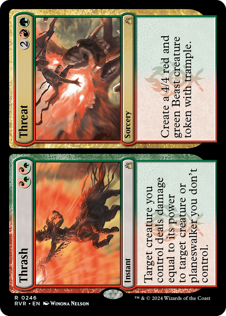 Thrash // Threat [Ravnica Remastered] | Gear Gaming Fayetteville
