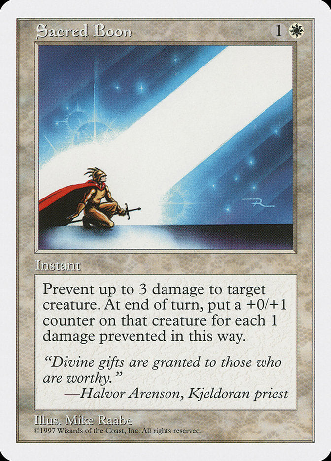 Sacred Boon [Fifth Edition] | Gear Gaming Fayetteville