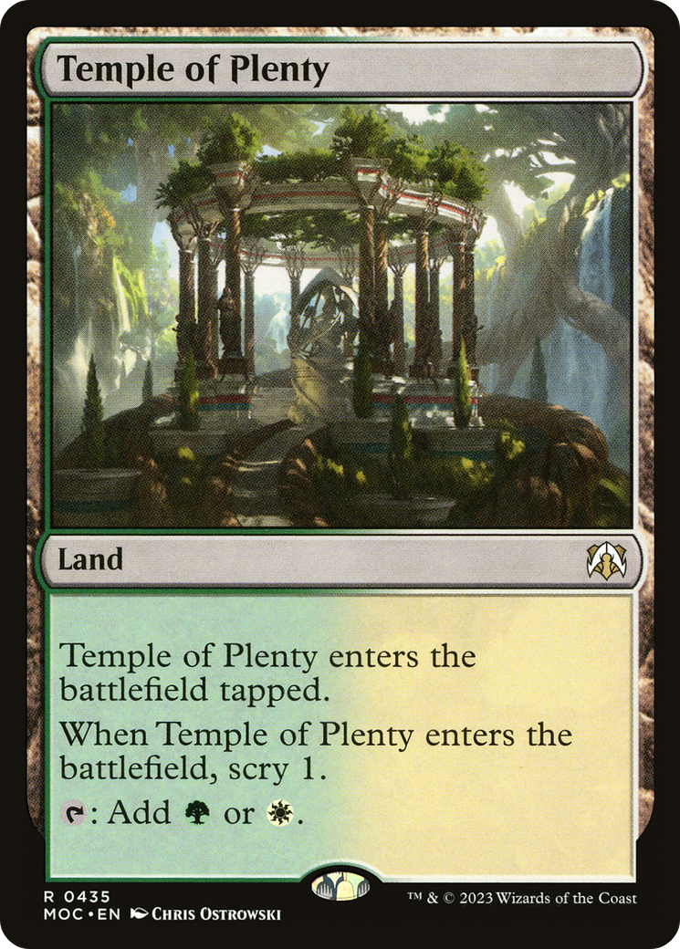 Temple of Plenty [March of the Machine Commander] | Gear Gaming Fayetteville