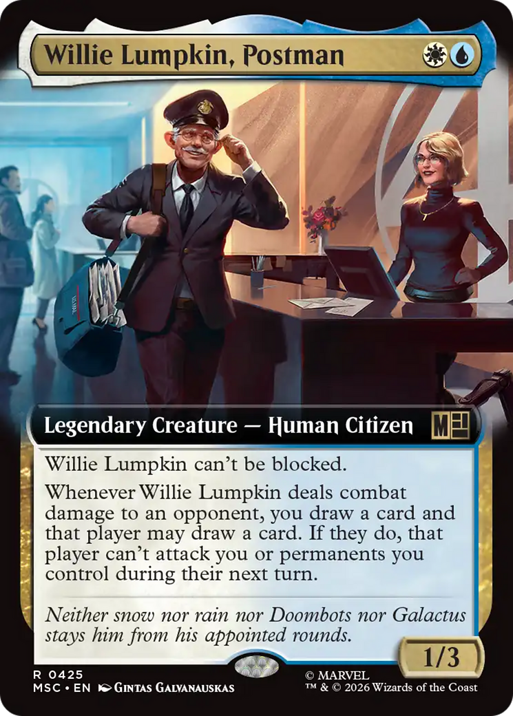 Willie Lumpkin, Postman (Extended Art) [Marvel Super Heroes Commander] | Gear Gaming Fayetteville