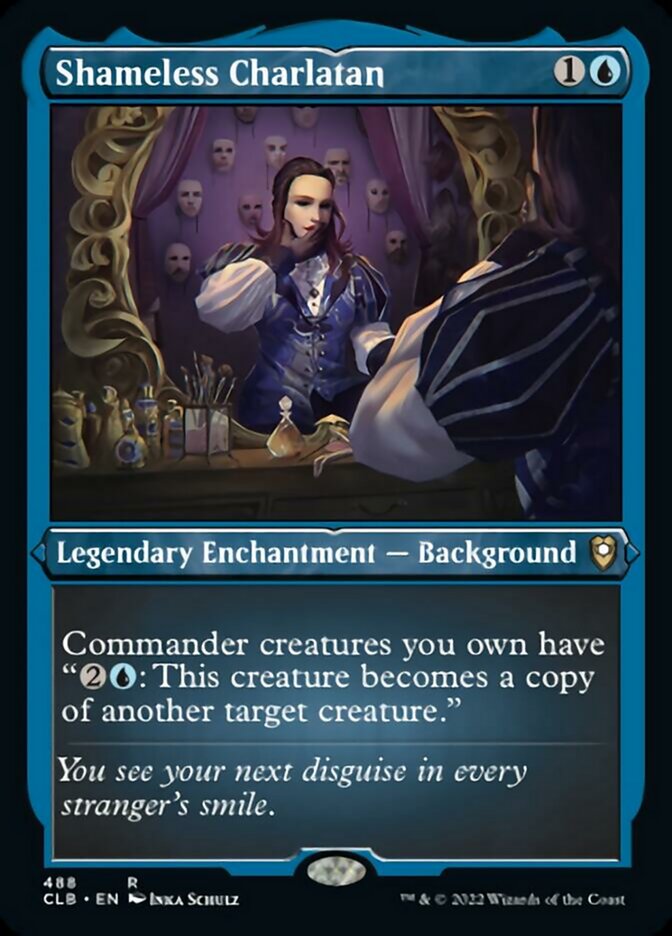 Shameless Charlatan (Foil Etched) [Commander Legends: Battle for Baldur's Gate] | Gear Gaming Fayetteville