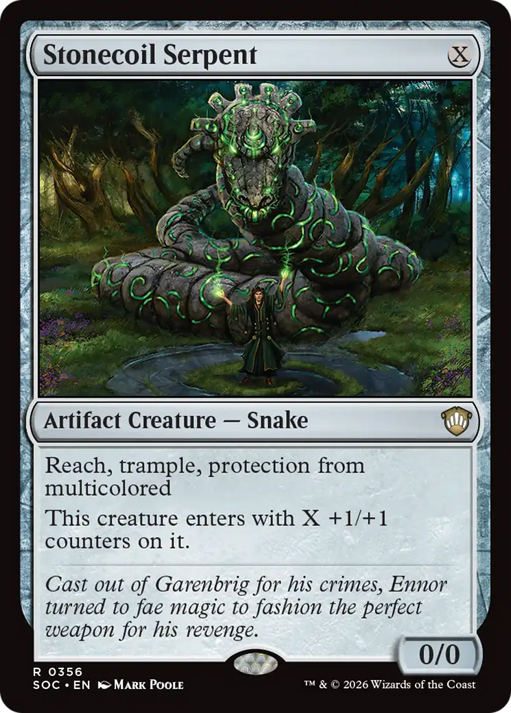 Stonecoil Serpent [Secrets of Strixhaven Commander] | Gear Gaming Fayetteville