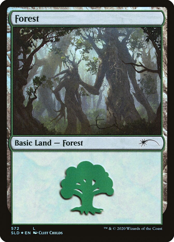 Forest (Tree Hugging) (572) [Secret Lair Drop Promos] | Gear Gaming Fayetteville