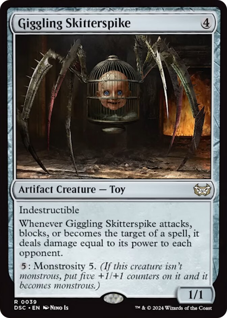 Giggling Skitterspike [Duskmourn: House of Horror Commander] | Gear Gaming Fayetteville