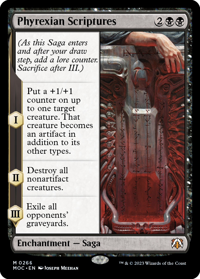 Phyrexian Scriptures [March of the Machine Commander] | Gear Gaming Fayetteville