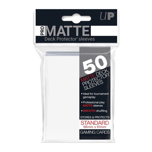 Ultra Pro Regular Matte (50ct) Clear | Gear Gaming Fayetteville