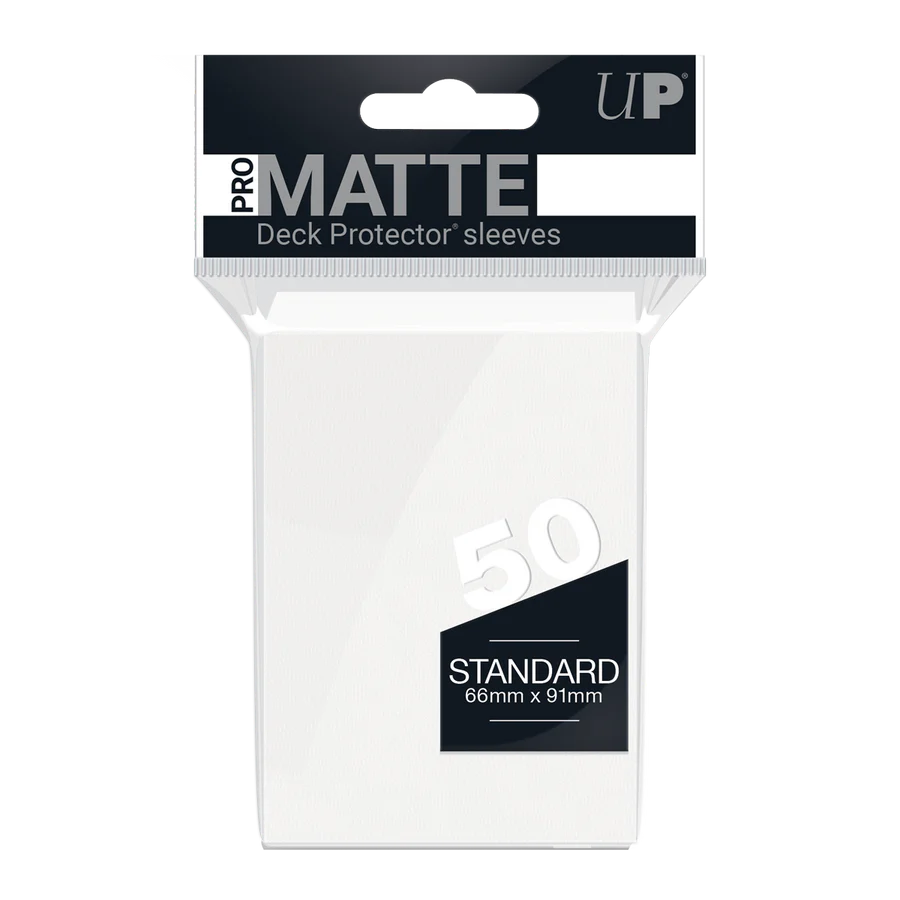 Regular Pro-Matte Sleeves – White (50ct) | Gear Gaming Fayetteville