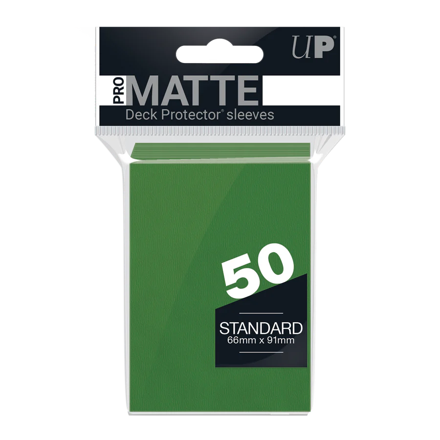 Regular Pro-Matte Sleeves – Green (50ct) | Gear Gaming Fayetteville