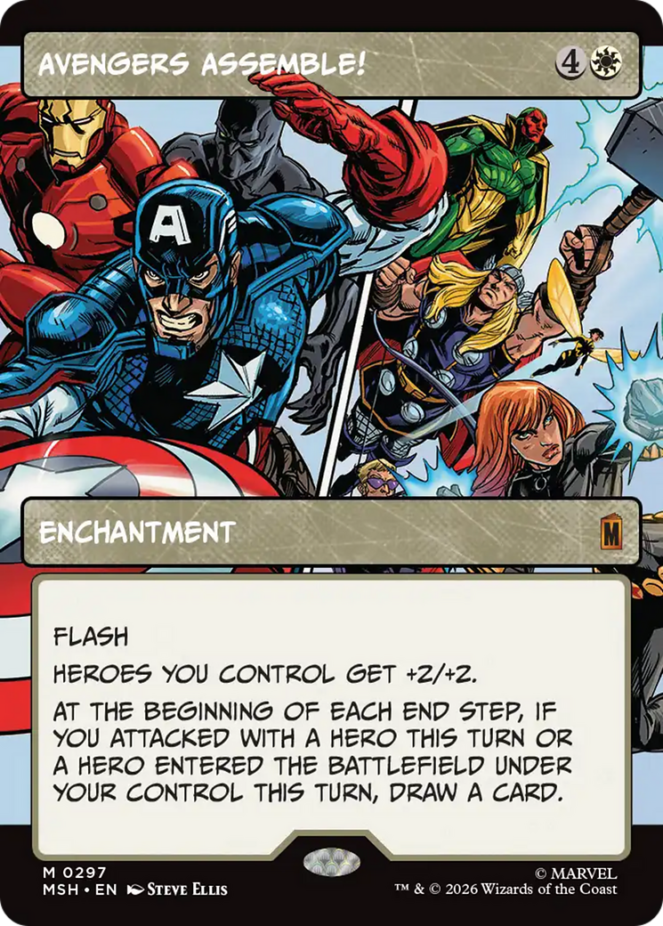 Avengers Assemble! (Borderless) (0297) [Marvel Super Heroes] | Gear Gaming Fayetteville