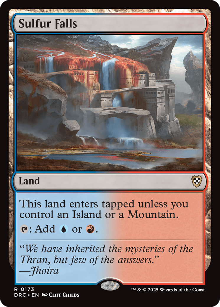 Sulfur Falls [Aetherdrift Commander] | Gear Gaming Fayetteville