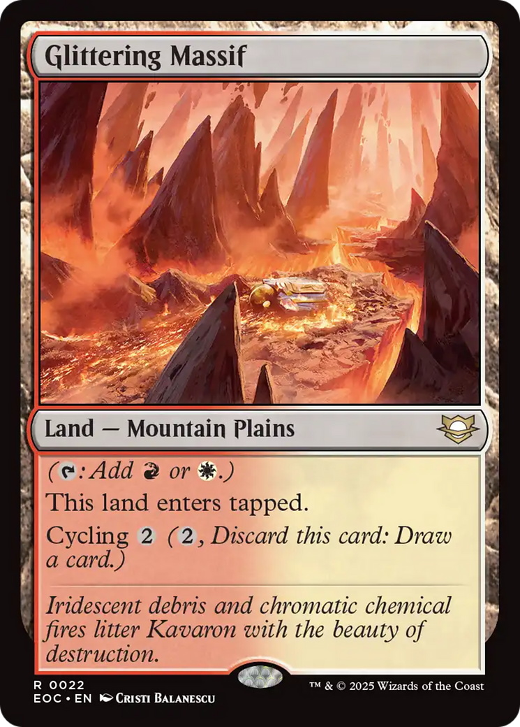 Glittering Massif [Edge of Eternities Commander] | Gear Gaming Fayetteville