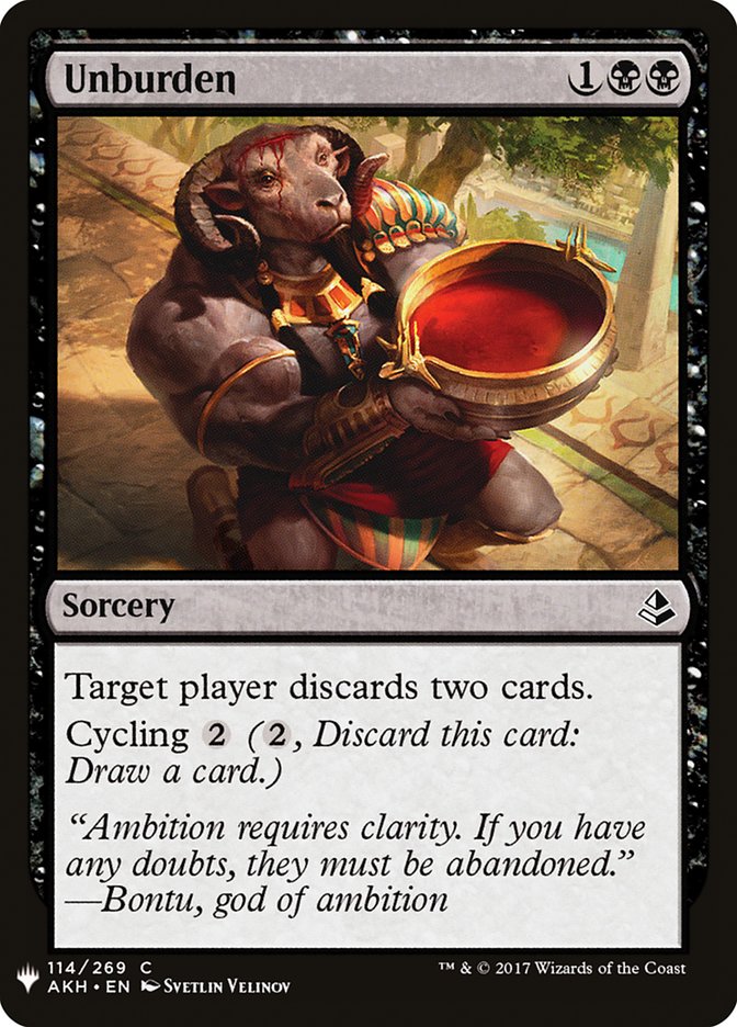 Unburden [Mystery Booster] | Gear Gaming Fayetteville
