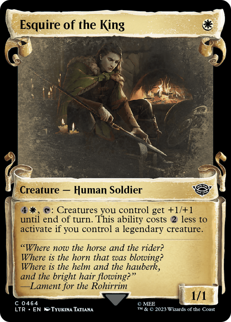 Esquire of the King [The Lord of the Rings: Tales of Middle-Earth Showcase Scrolls] | Gear Gaming Fayetteville