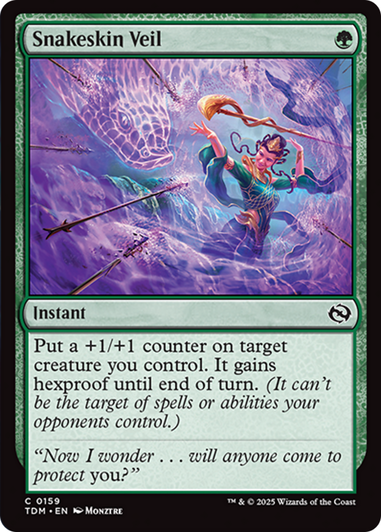 Snakeskin Veil [Tarkir: Dragonstorm] | Gear Gaming Fayetteville