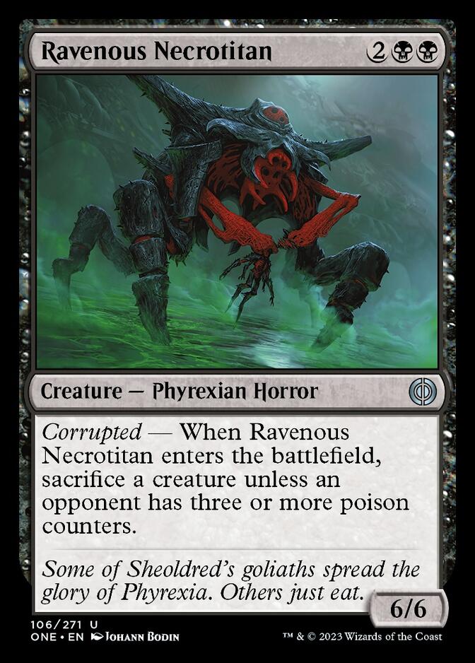Ravenous Necrotitan [Phyrexia: All Will Be One] | Gear Gaming Fayetteville
