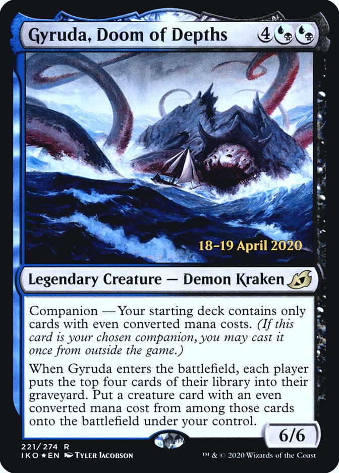 Gyruda, Doom of Depths [Ikoria: Lair of Behemoths Prerelease Promos] | Gear Gaming Fayetteville