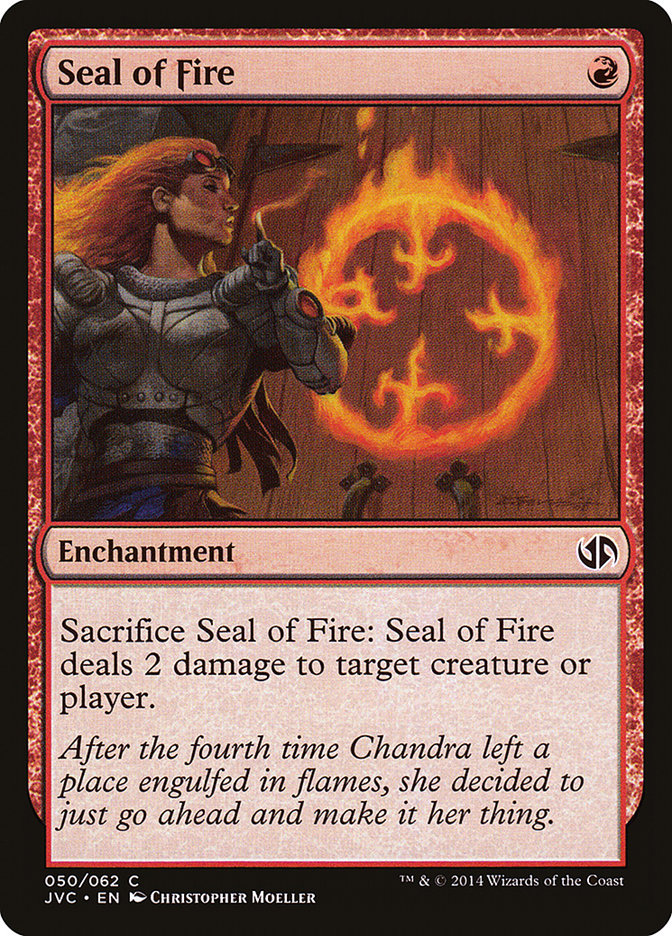 Seal of Fire [Duel Decks Anthology] | Gear Gaming Fayetteville