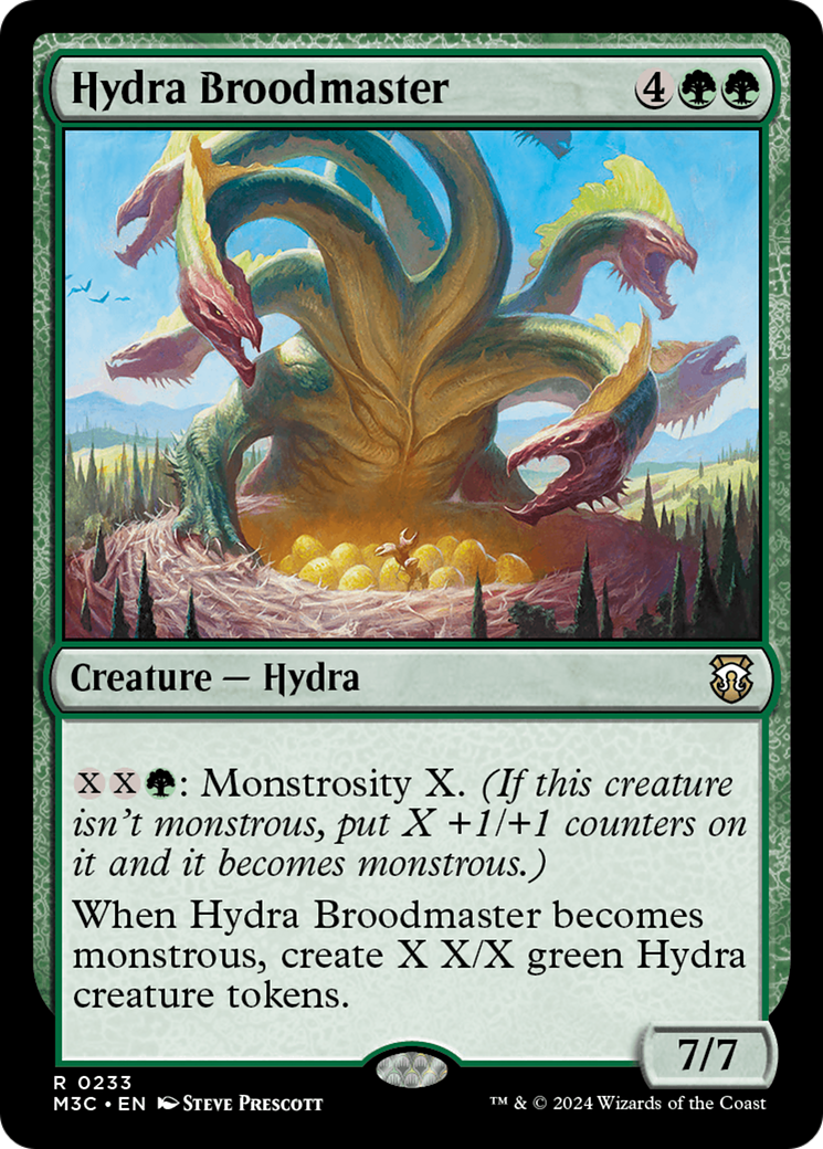 Hydra Broodmaster (Ripple Foil) [Modern Horizons 3 Commander] | Gear Gaming Fayetteville