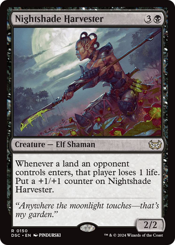 Nightshade Harvester [Duskmourn: House of Horror Commander] | Gear Gaming Fayetteville