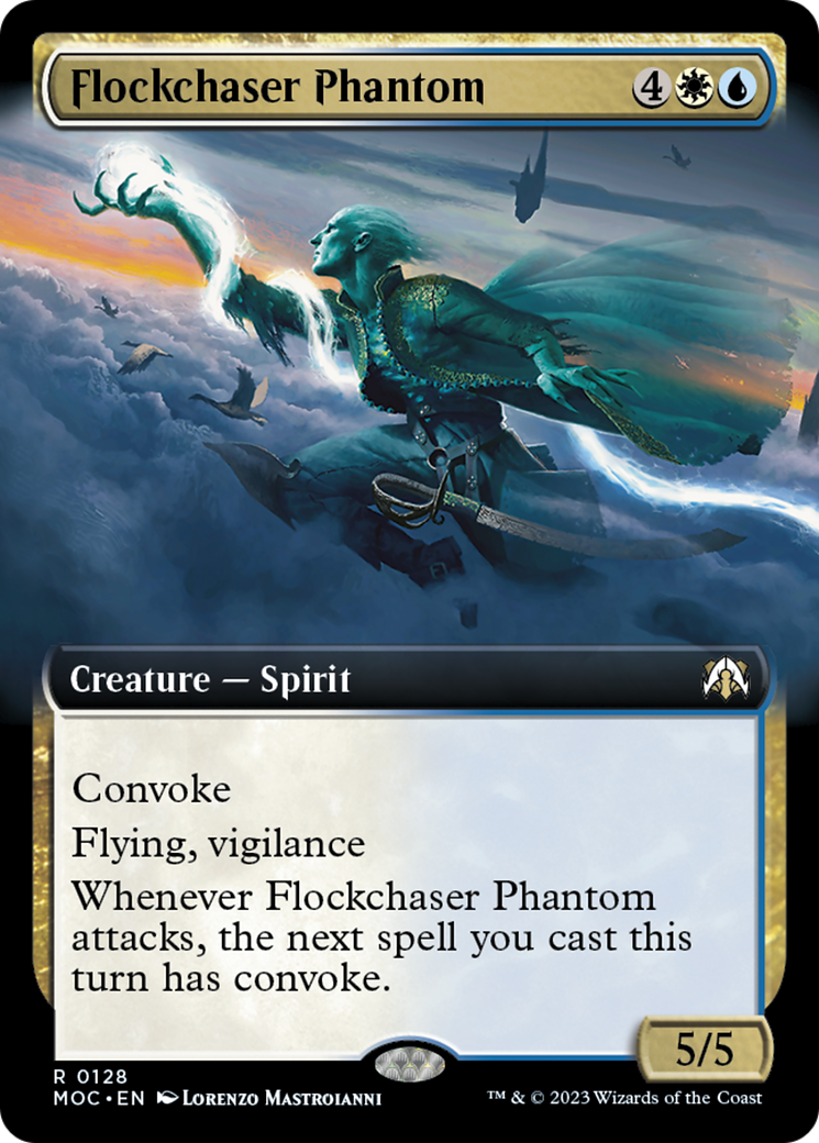 Flockchaser Phantom (Extended Art) [March of the Machine Commander] | Gear Gaming Fayetteville