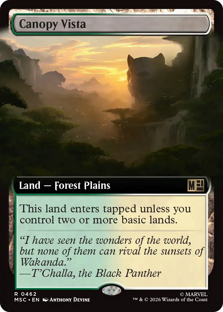 Canopy Vista (Extended Art) [Marvel Super Heroes Commander] | Gear Gaming Fayetteville