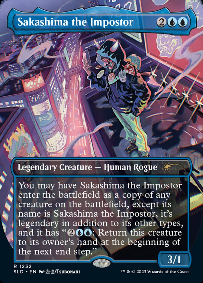 Sakashima the Impostor (Borderless) [Secret Lair Drop Series] | Gear Gaming Fayetteville