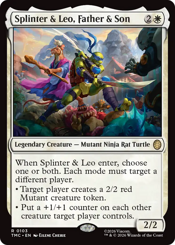 Splinter & Leo, Father & Son [Teenage Mutant Ninja Turtles Commander] | Gear Gaming Fayetteville