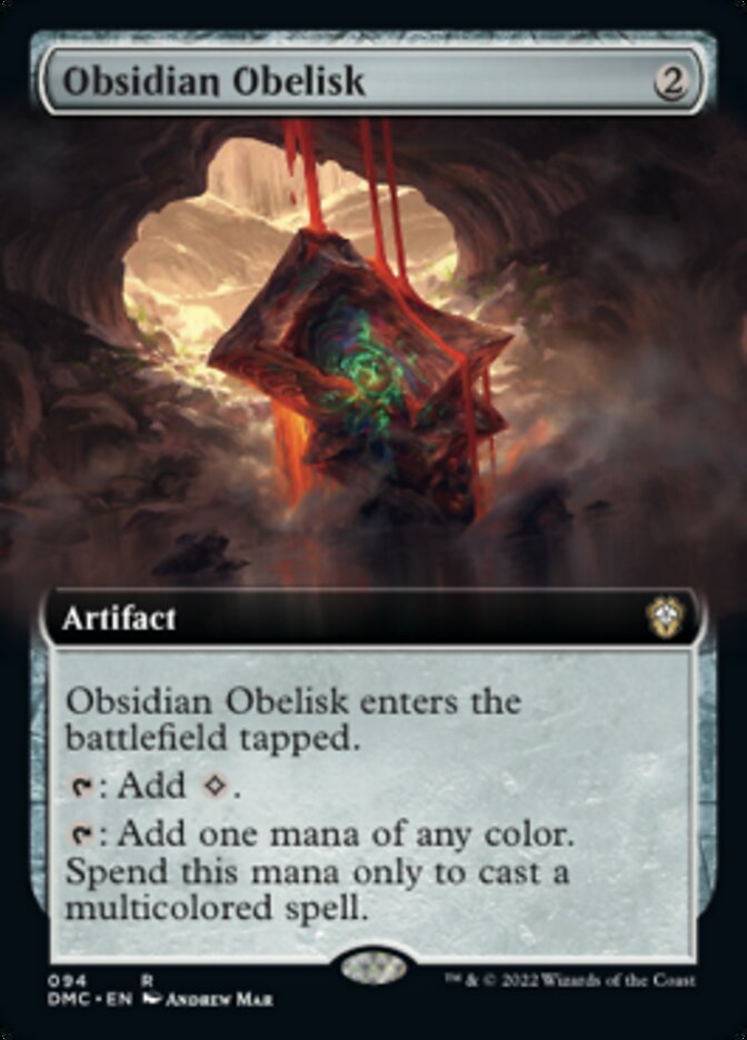 Obsidian Obelisk (Extended Art) [Dominaria United Commander] | Gear Gaming Fayetteville