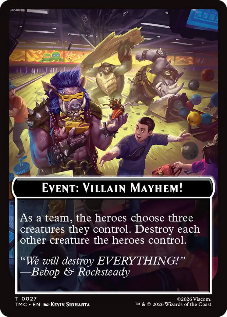 Event: Villain Mayhem! [Teenage Mutant Ninja Turtles Commander Tokens] | Gear Gaming Fayetteville