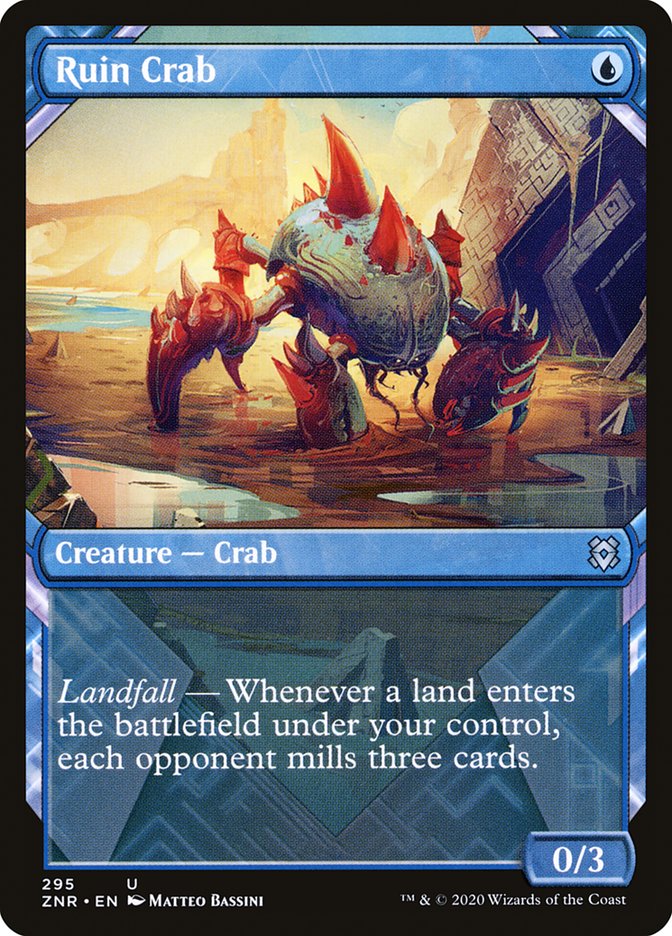 Ruin Crab (Showcase) [Zendikar Rising] | Gear Gaming Fayetteville