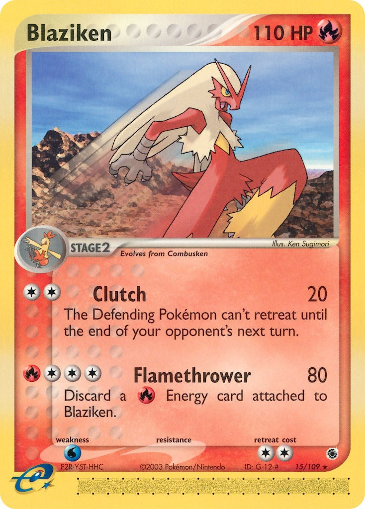 Blaziken (15/109) [EX: Ruby & Sapphire] | Gear Gaming Fayetteville