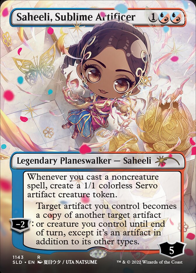 Saheeli, Sublime Artificer (Borderless) [Secret Lair Drop Series] | Gear Gaming Fayetteville