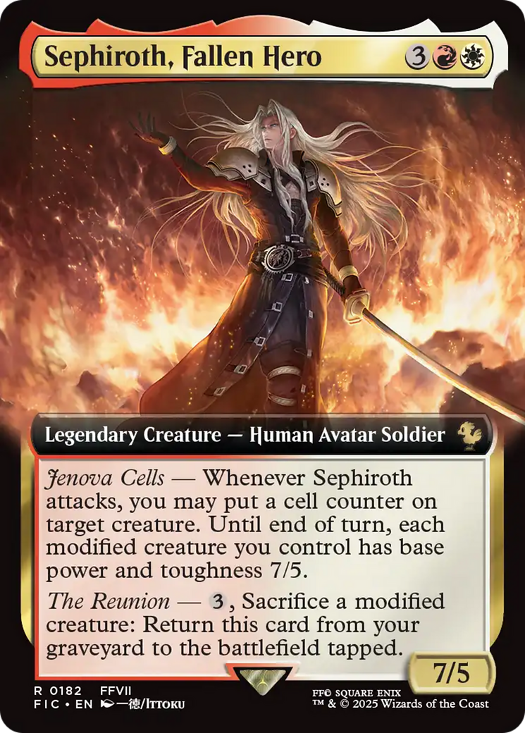 Sephiroth, Fallen Hero (Extended Art) [FINAL FANTASY Commander] | Gear Gaming Fayetteville