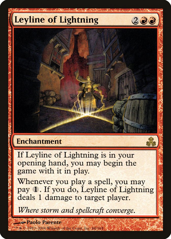 Leyline of Lightning [Guildpact] | Gear Gaming Fayetteville