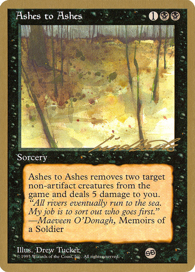 Ashes to Ashes (Leon Lindback) (SB) [Pro Tour Collector Set] | Gear Gaming Fayetteville