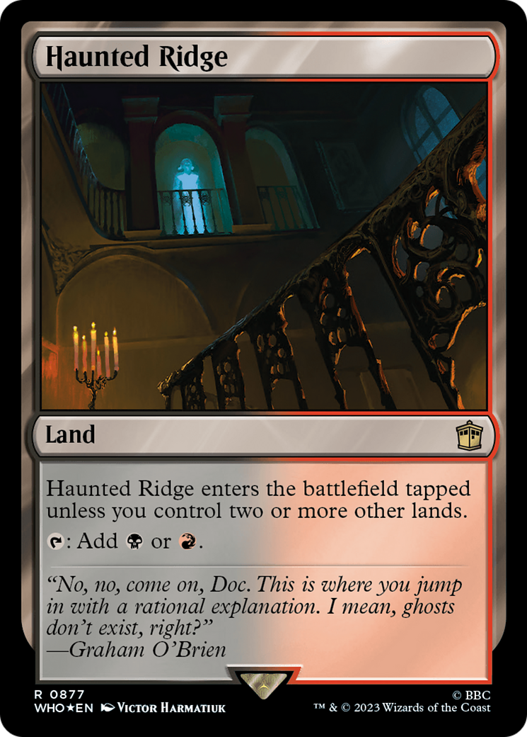 Haunted Ridge (Surge Foil) [Doctor Who] | Gear Gaming Fayetteville