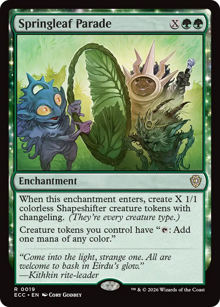 Springleaf Parade [Lorwyn Eclipsed Commander] | Gear Gaming Fayetteville