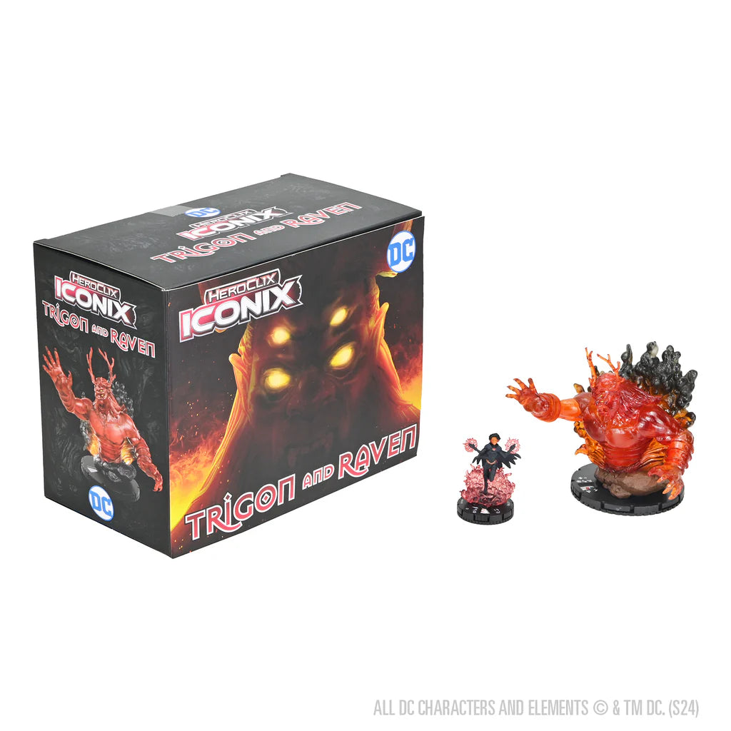 Heroclix - Iconix: Trigon and Raven | Gear Gaming Fayetteville