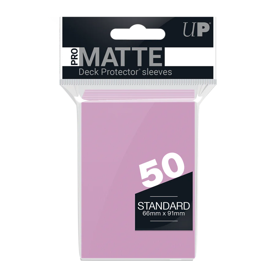Regular Pro-Matte Sleeves – Pink (50ct) | Gear Gaming Fayetteville