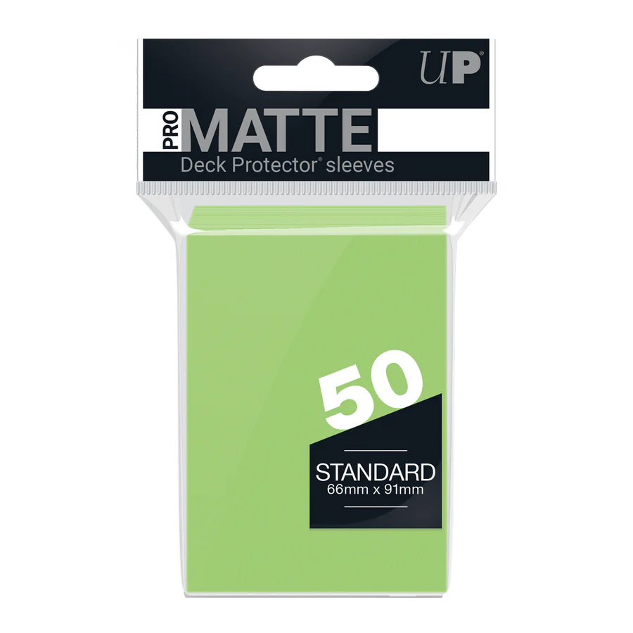 Regular Pro-Matte Sleeves – Lime Green (50ct) | Gear Gaming Fayetteville