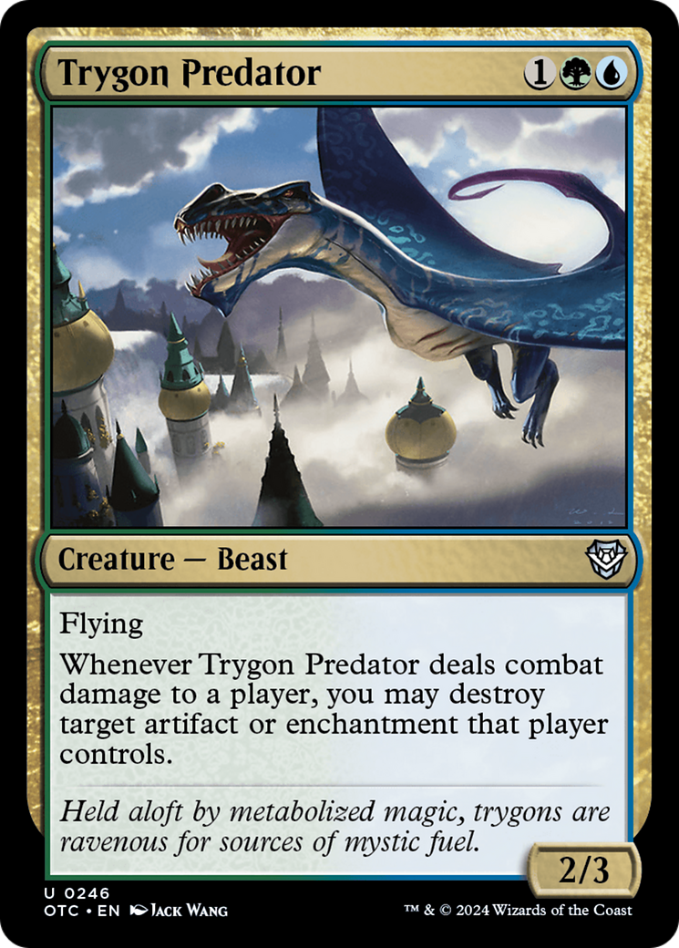 Trygon Predator [Outlaws of Thunder Junction Commander] | Gear Gaming Fayetteville