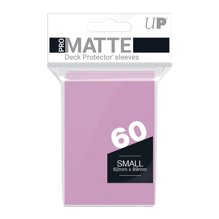 Small Pro-Matte Sleeves – Pink (60ct) | Gear Gaming Fayetteville