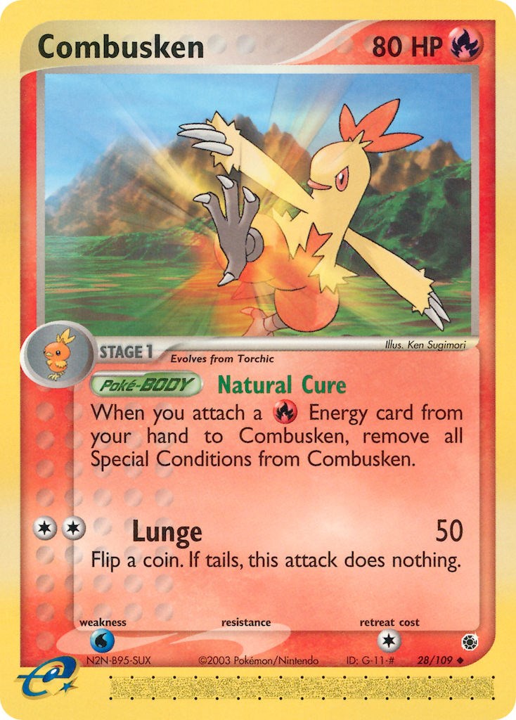 Combusken (28/109) [EX: Ruby & Sapphire] | Gear Gaming Fayetteville