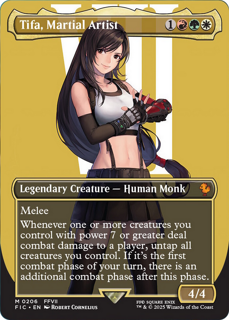 Tifa, Martial Artist (Borderless) [FINAL FANTASY Commander] | Gear Gaming Fayetteville