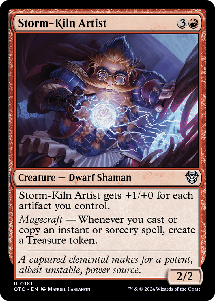Storm-Kiln Artist [Outlaws of Thunder Junction Commander] | Gear Gaming Fayetteville